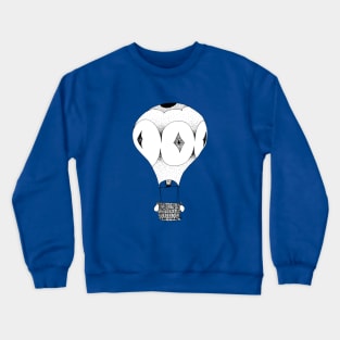 Line Drawing Hot Air Balloon Crewneck Sweatshirt